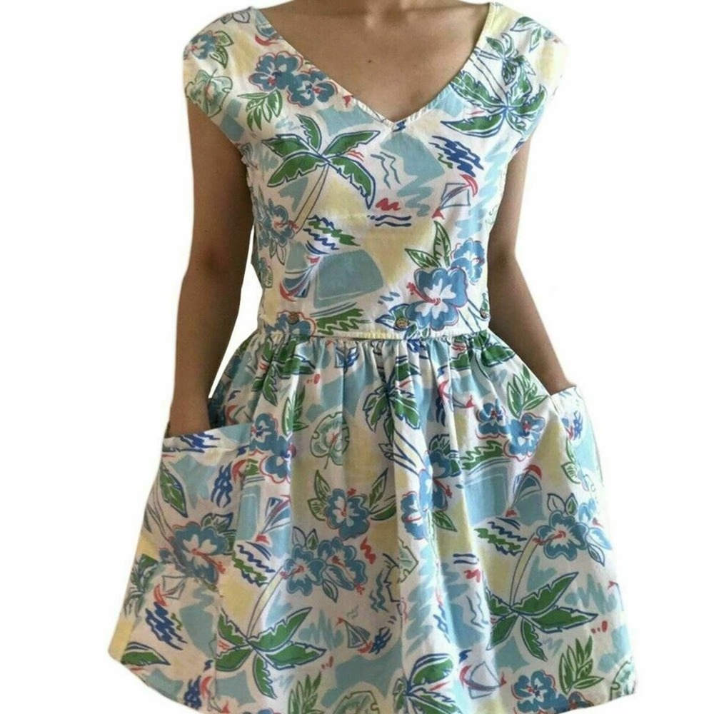 I Love H81 Tropical Mini Dress, NWT, Women's Medium